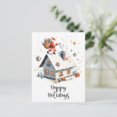 Vakantiegroeten Feestdagenkaart (Staand voorkant)