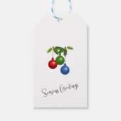 Vakantiegrootte en holly Custom Cft Labels Cadeaulabel (Voorkant)