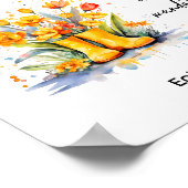 Vakantiehuis Huis Welkomstbord Poster (Hoek)