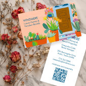 Vakantiehuis makelaar makelaar QR code Visitekaartje