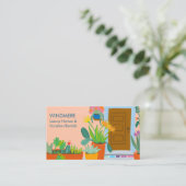 Vakantiehuis makelaar makelaar QR code Visitekaartje (Staand voorkant)