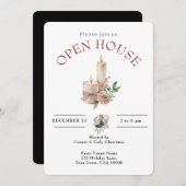 VAKANTIEHUIS OPEN KERSTKAARS KAART (Voorkant / Achterkant)