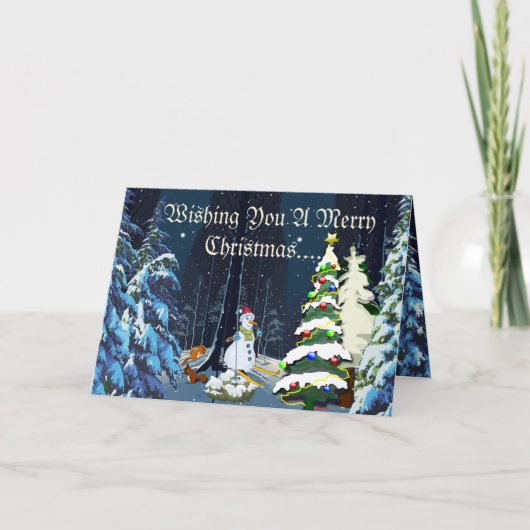 Vakantiekaart Aankondiging (Voorkant)