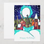 Vakantiekaart Feestdagenkaart (Voorkant / Achterkant)