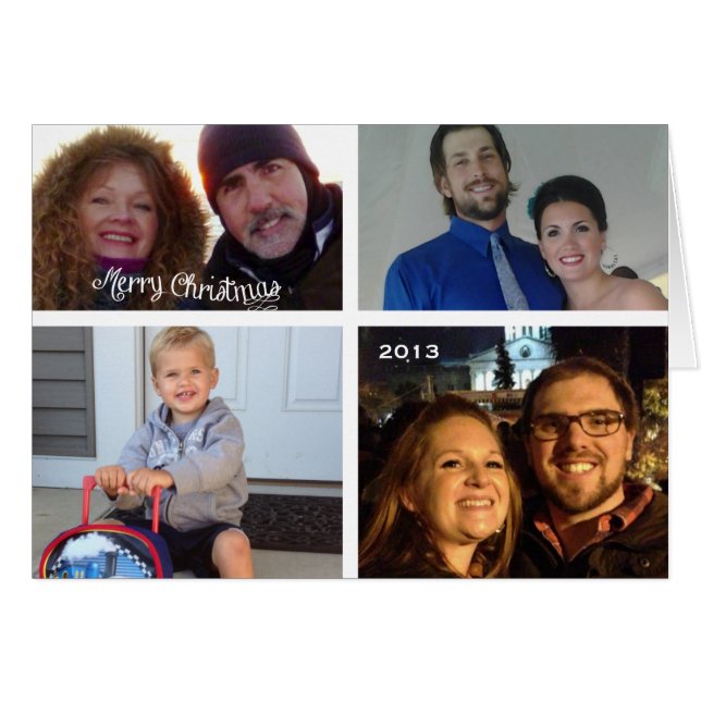 Vakantieknopkaart (Voorkant Horizontaal)