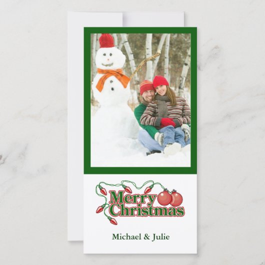 Vakantieknopkaart Feestdagenkaart (Voorkant)