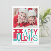 Vakantieknopkaart Kaart (Staand voorkant)