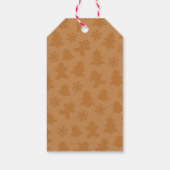 Vakantiekoekjes Kerstcadeau Tags Cadeaulabel (Achterkant)