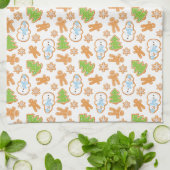 Vakantiekoekjes Keukenhanddoek (Gevouwen)