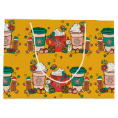 Vakantiekoffie - Gele grote cadeautas (Achterkant)