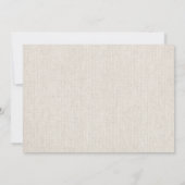 Vakantiekrans Poinsettia Kerstbruiloft Kaart (Achterkant)