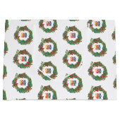 Vakantiekrans Zakelijk Logo Kerst Groot Cadeauzakje (Voorkant)