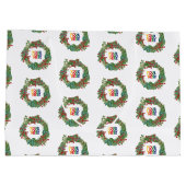 Vakantiekrans Zakelijk Logo Kerst Groot Cadeauzakje (Achterkant)