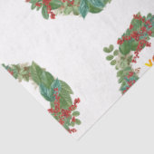 Vakantiekrans Zakelijk Logo Kerst Tissuepapier (Detail)