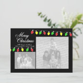 Vakantielichten Foto Flat Kaart (Staand voorkant)
