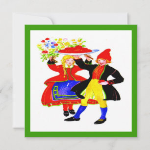 Vakantiemaaltijd Nederlands Feestdagenkaart