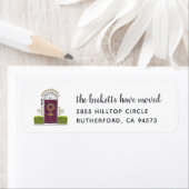 Vakantiemaand Verplaatsende Aankondiging Terug Adr Etiket