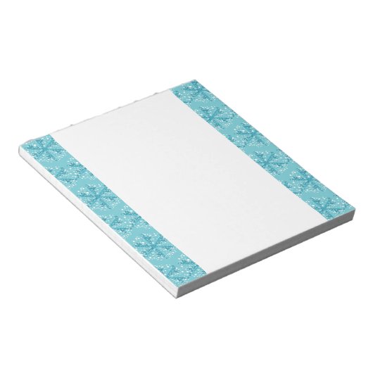 Vakantiemanje voor vakantieopflakkeringen notitieblok (Schuin)