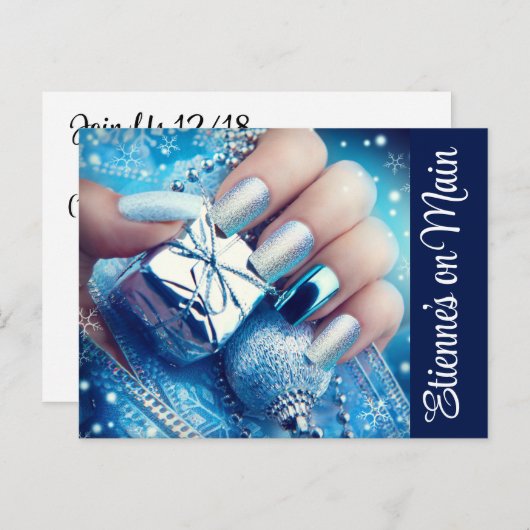 Vakantiemanskaart/uitnodiging Briefkaart (Voorkant / Achterkant)