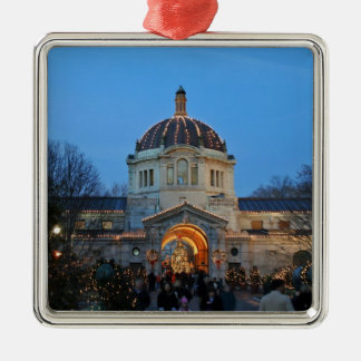 Vakantieminneringen in de Bronx-dierentuin Metalen Ornament