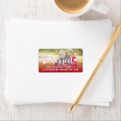 Vakantieminslag | Fotoadreslabel Etiket (Insitu)