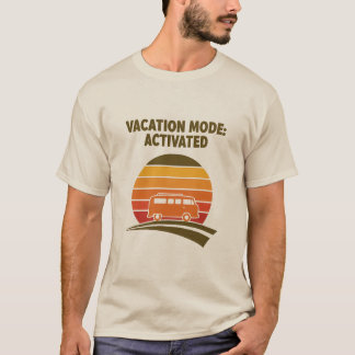 Vakantiemodus Retro T-shirt