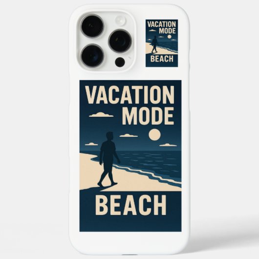 Vakantiemodus strand Case-Mate iPhone case (Achterkant)