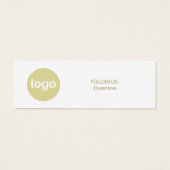 Vakantiemuik waarmee u een DisplayCard wilt behale Mini Visitekaartjes (Achterkant)