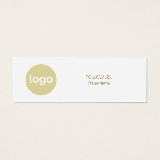 Vakantiemuik waarmee u een DisplayCard wilt behale Mini Visitekaartjes (Achterkant)