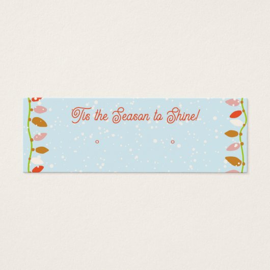 Vakantiemuik waarmee u een DisplayCard wilt behale Mini Visitekaartjes (Voorkant)