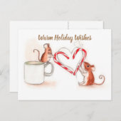 vakantiemuizen feestdagenkaart (Voorkant / Achterkant)