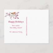 Vakantiemutatie Adres nieuwe aankondiging adres (Achterkant)