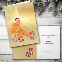 Vakantiepakket Retro Pinup Girl-kerstfeest