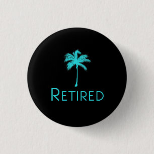 Vakantiepalm in ruste toestand ronde button 3,2 cm