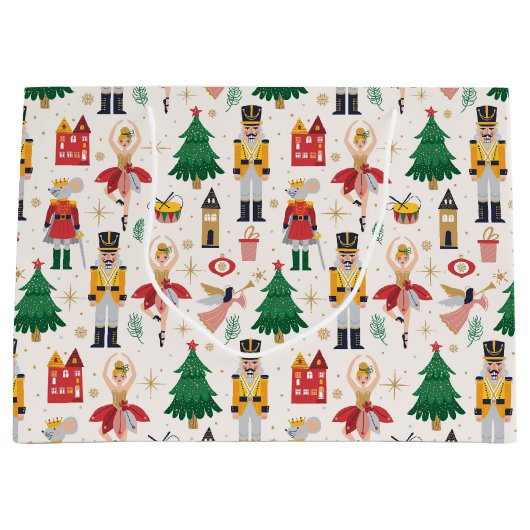 Vakantiepatroon in Notenkrakerballet Groot Cadeauzakje (Voorkant)