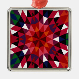 Vakantiepatroon Metalen Ornament