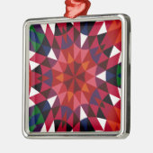 Vakantiepatroon Metalen Ornament (Links)