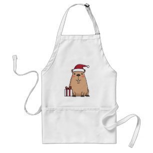 Vakantieplezier in Santa Capybara Standaard Schort
