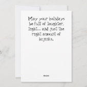 Vakantiepret Feestdagenkaart (Achterkant)