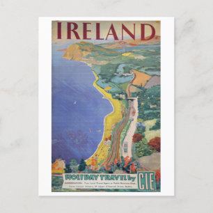 vakantiereizen Killiney Bay Ierland Briefkaart