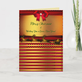 Vakantieseizoen / Nieuwjaar kerstmis Kaart