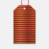 Vakantieseizoen - Vrolijk kerstfeest Cadeaulabel (Achterkant)