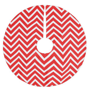 Vakantieseizoensverraad Chevron Pattern Pensed Pol Kerstboom Rok