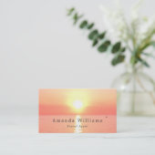 Vakantiesondag, reisagent visitekaartje (Staand voorkant)