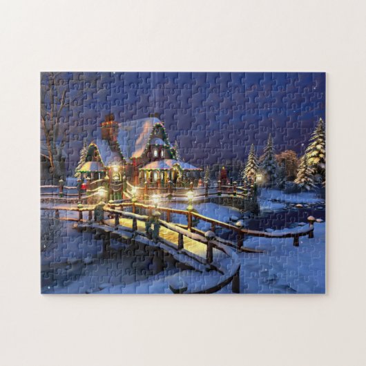 Vakantiespel Puzzel Winter Scène (Horizontaal)
