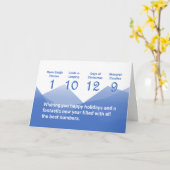 Vakantiestatistieken Kaart (Gele Bloem)