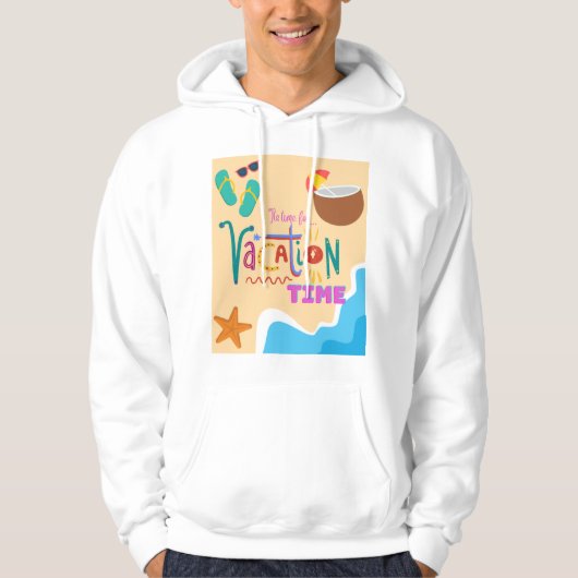 vakantietijd hoodie (Voorkant)