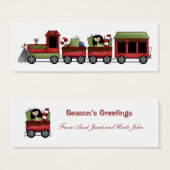 Vakantietraining cadeau Label Mini Visitekaartjes (Voorkant /achterkant)