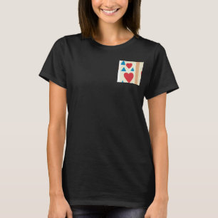 Vakantievakantie voor meisjes met liefdespad t-shirt