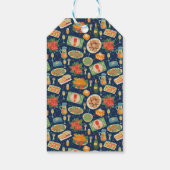 Vakantievakdag en feestdagen cadeaulabel (Achterkant)